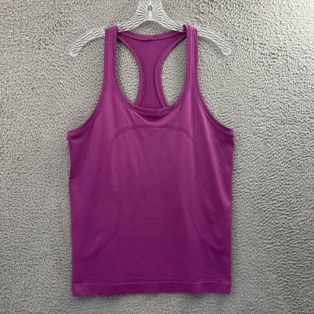 Lululemon Swiftly Tank Top Magenta Purple Athletic Athleisure Gym Women's 10
